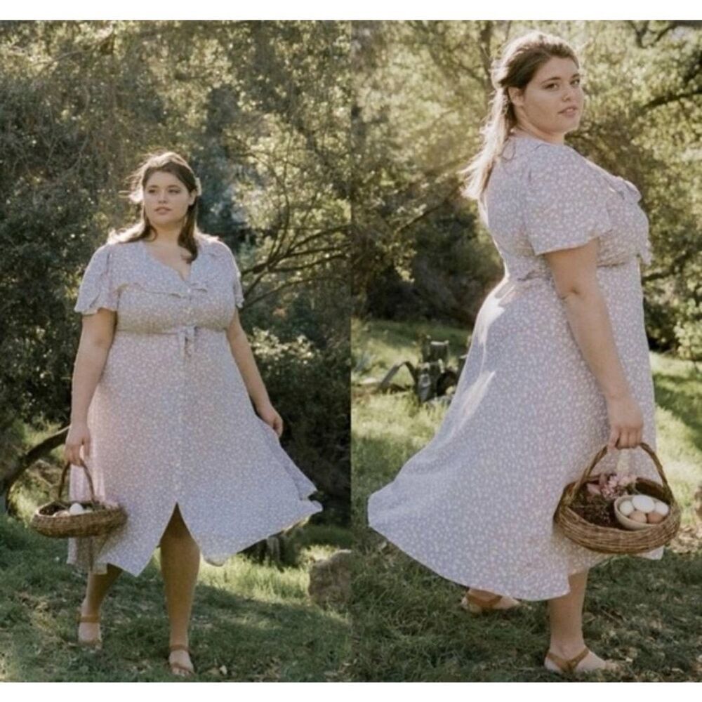 Christy Dawn Daisy Dress in Lavender Floral Size 1X